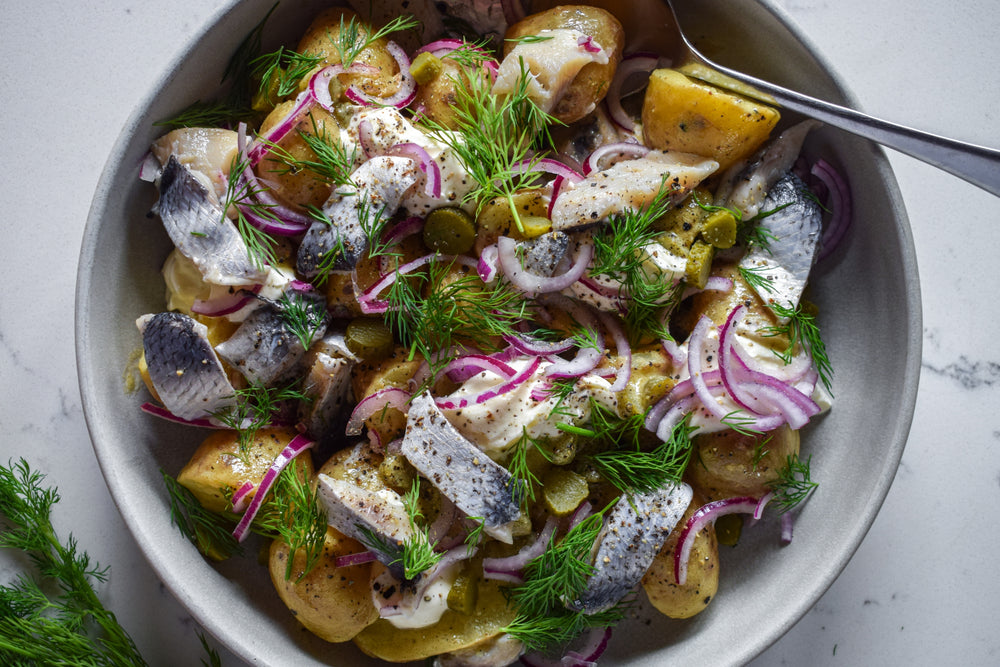 Herring Rollmop Potato Salad
