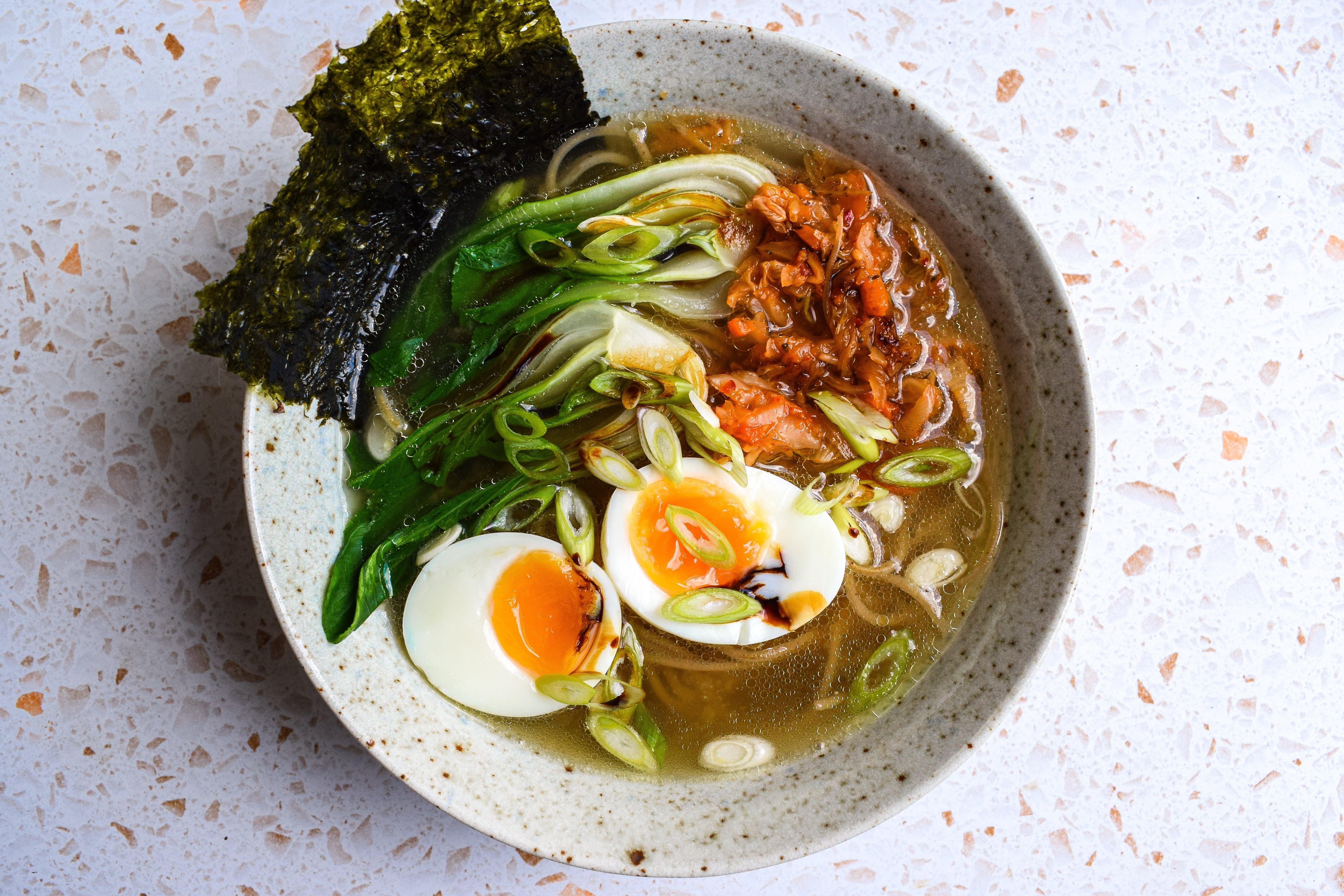 Ramen Noodles with Homemade Chicken Broth - Macknade