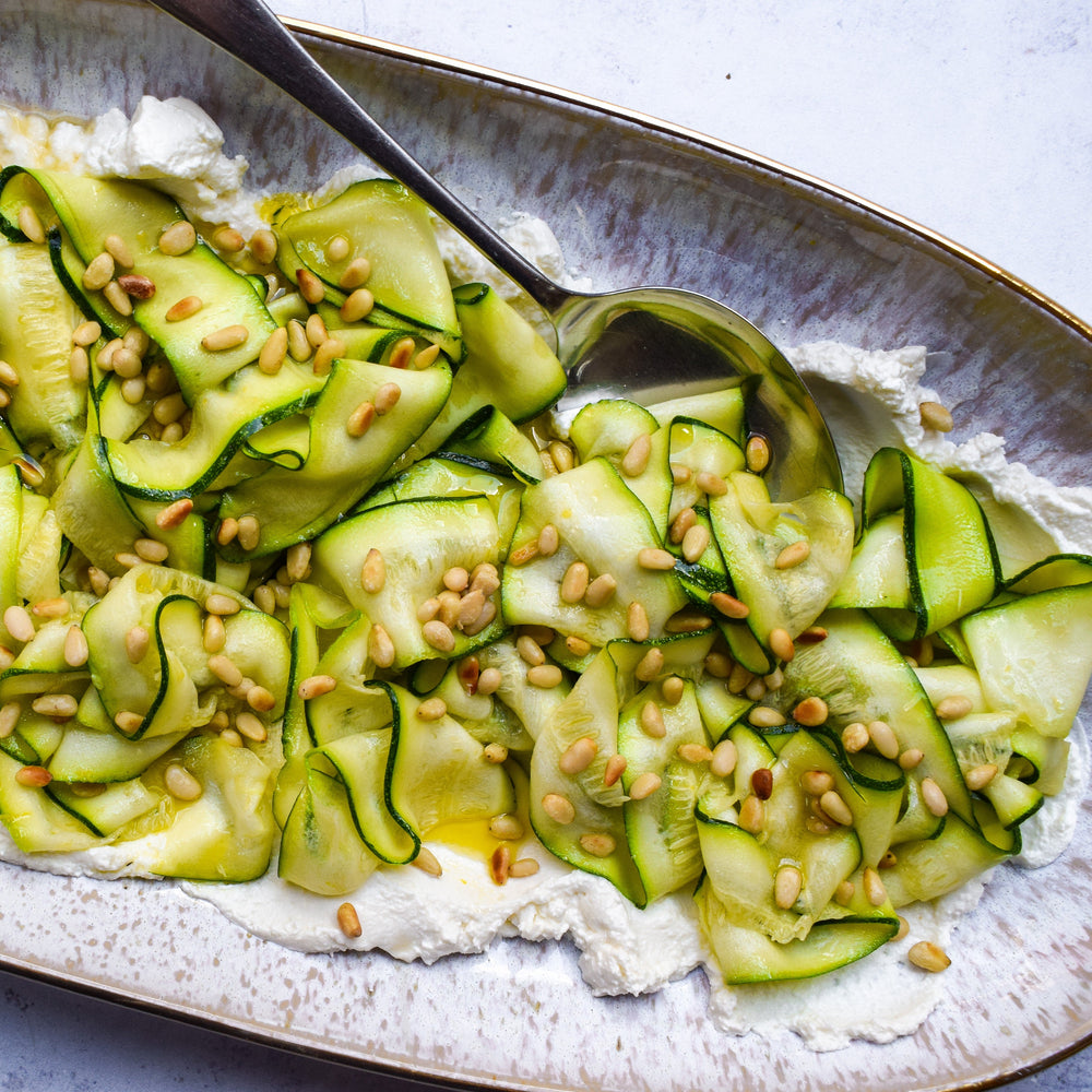 Raw Courgette & Ricotta Salad