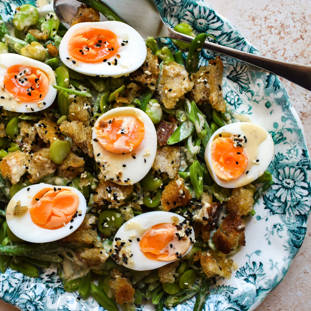 Three Bean Caesar Salad