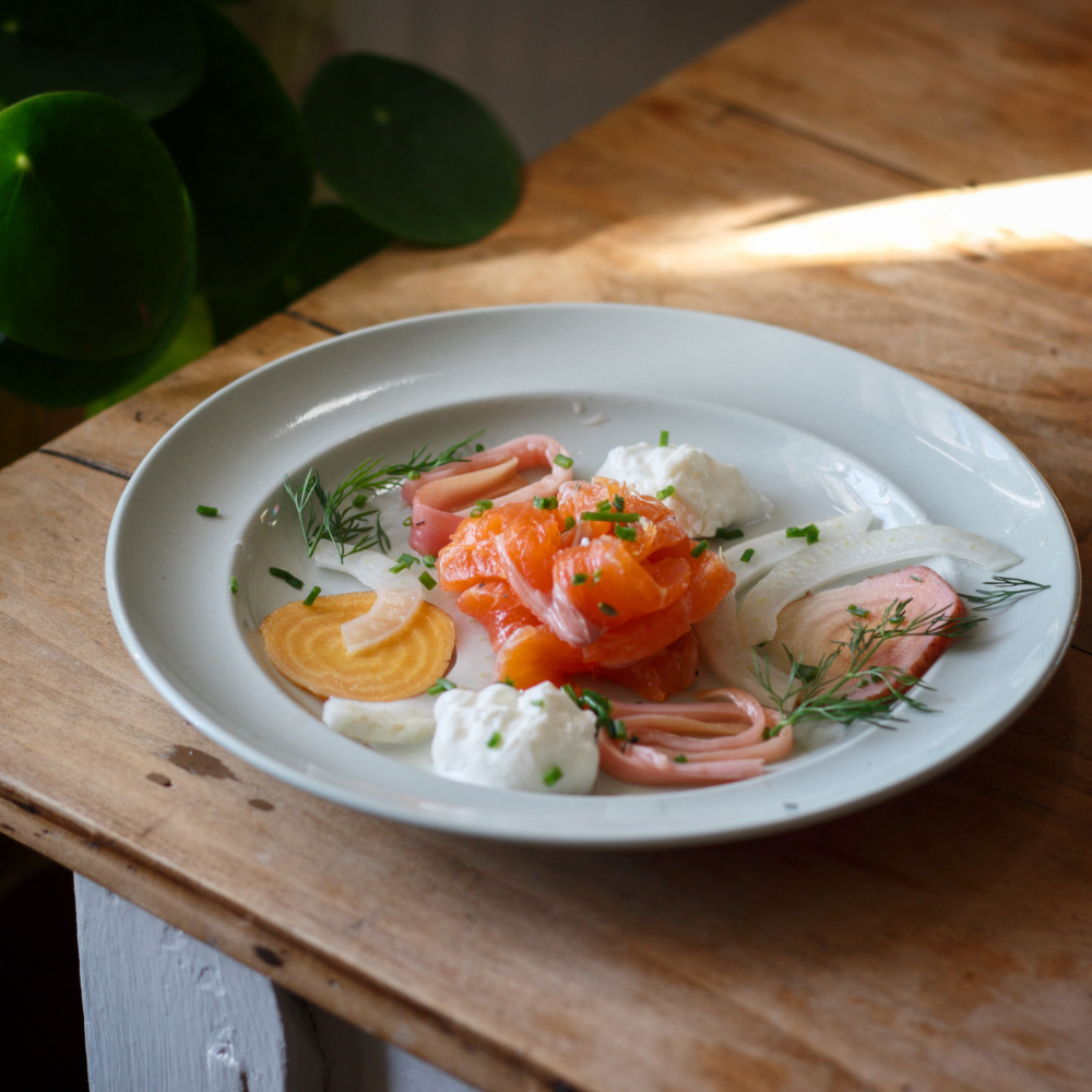 Gin Cured Trout