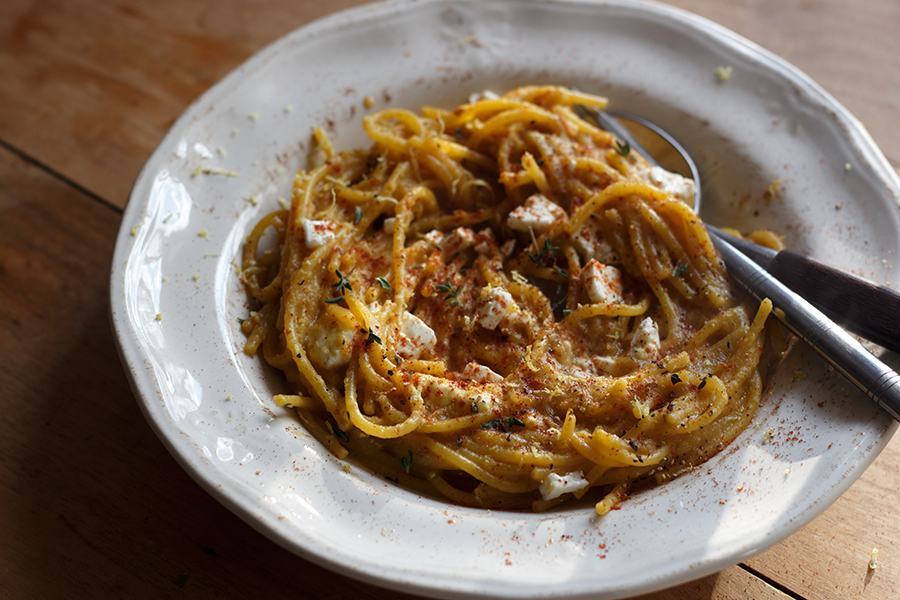 Golden Beetroot Spaghetti Alla Chitarra