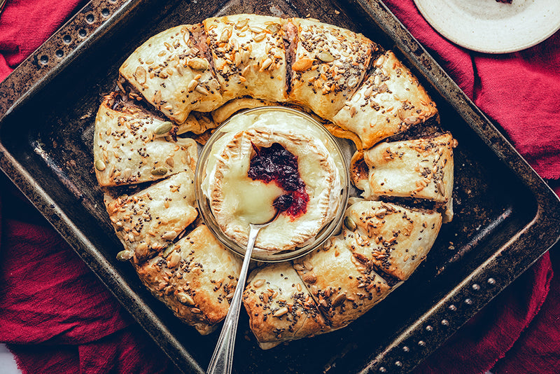 Festive Sausage Roll Wreath