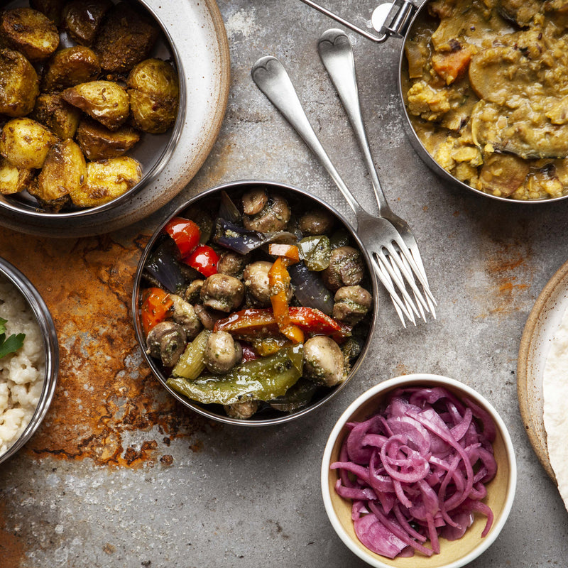 Kitchen Mojo Workshop: Curry Up – Easy Veg Dahl, Pickles & Fritters